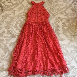 Defining Divine Midi dress in Poppy